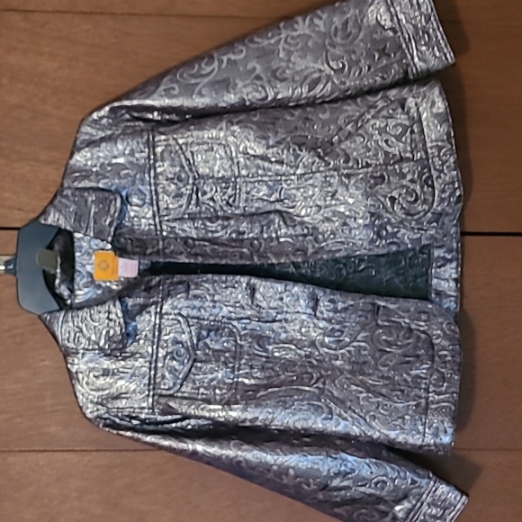 Ruby Rd. Jackets & Blazers - Ruby Road metallic look jacket